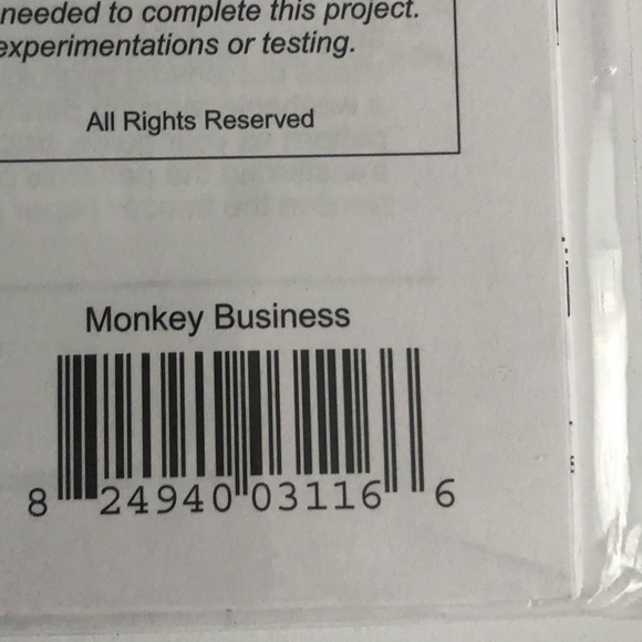 4/$15 Quilt Pattern Monkey Business - Picture 4 of 4